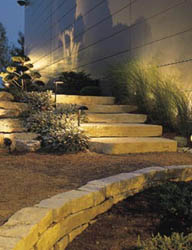 Outdoor lighting- Path lighting, uplighting, from vista, hadco, rock scapes and more